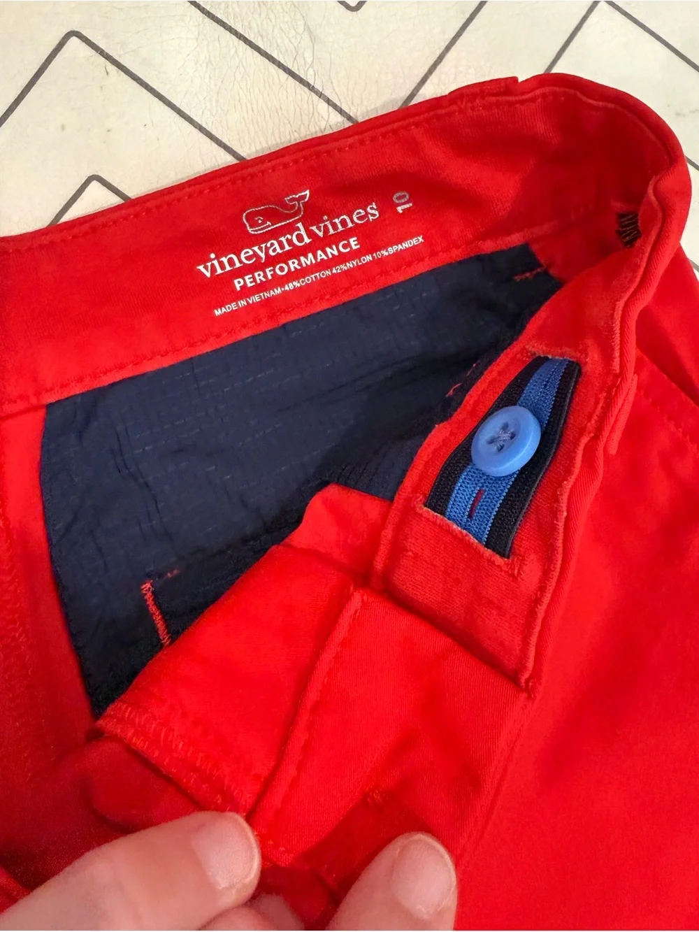 Vineyard Vines Red Performance Shorts